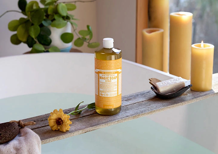 With Organic Orange, Lemon & Lime Oils for a Bright, Fruity Scent