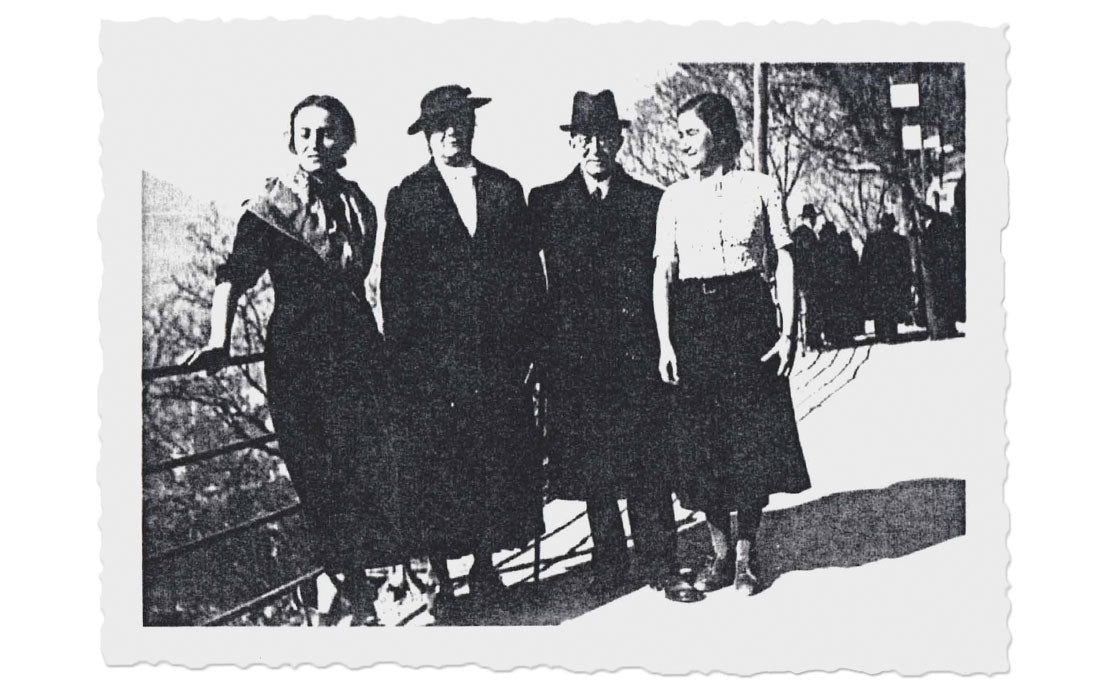 Family photo in the 1940s.